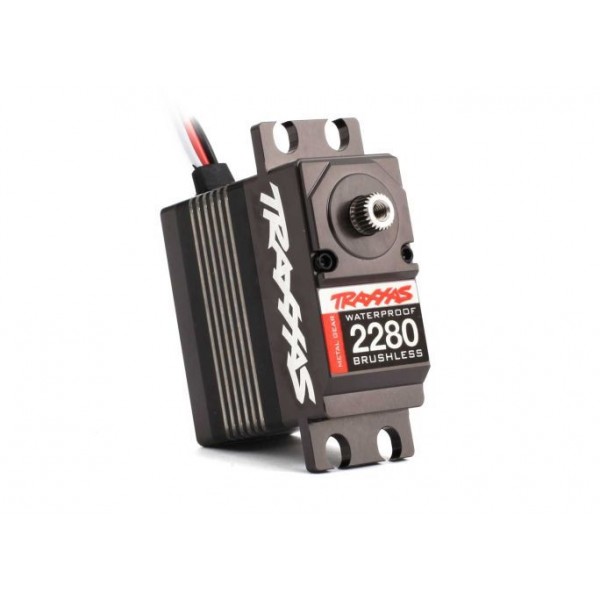 Traxxas Servo, digital high-torque 600 brushless, metal gear (ball bearing), waterproof
