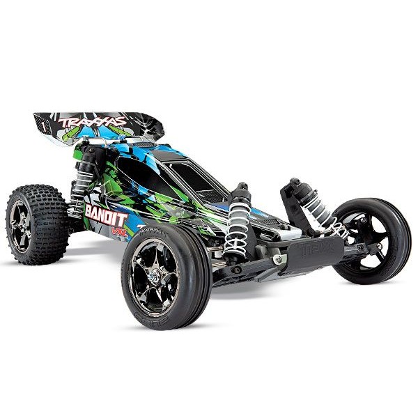 Traxxas Bandit VXL 1/10 Off-Road Buggy RTR with TQi 2.4GHz Radio and TSM, Green
