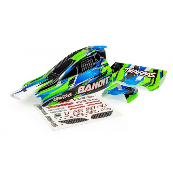 Traxxas BODY BANDIT GRN/DECALS