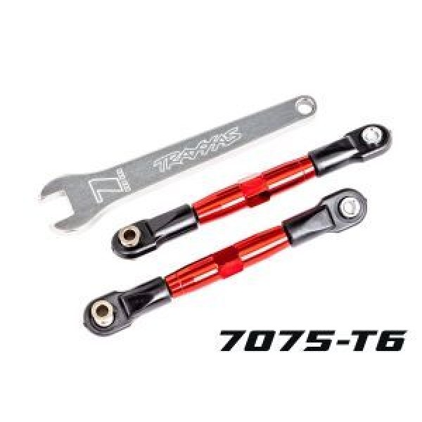 Traxxas Red-Anodized Rear Camber Aluminum Links (2) Plus Aluminum Wrench (1)