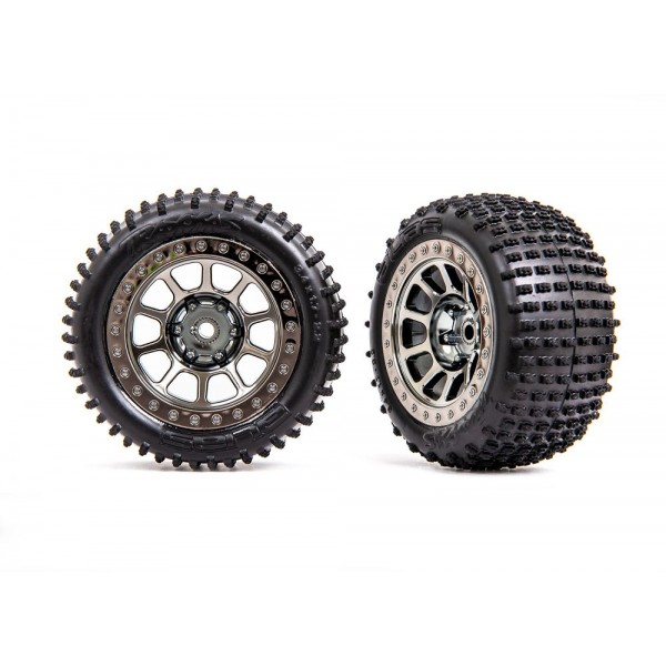 Traxxas T&W BLK CHRM 2.2/ALIAS REAR TIRE