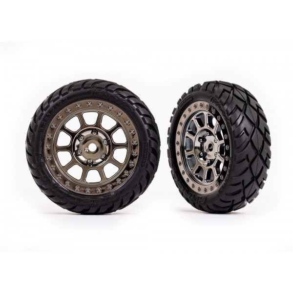 Traxxas T&W BLK CHRM 2.2/ANACONDA TIRE