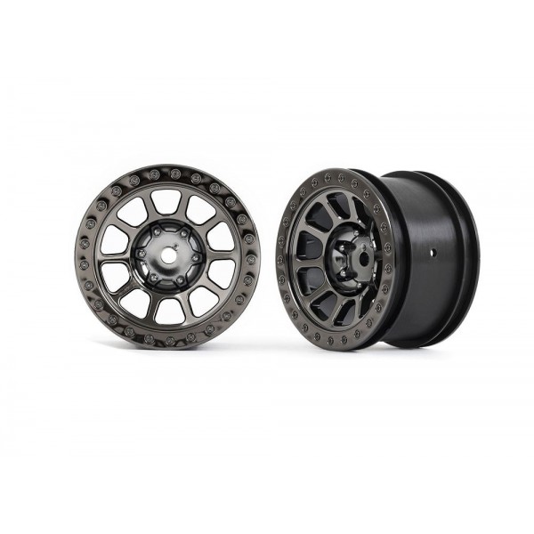 Traxxas WHEEL 2.2 BLK CHRM BEADLOCK R