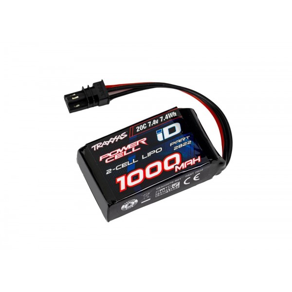 Traxxas 1000mAh 7.4V 2-Cell 20C Lipo Battery
