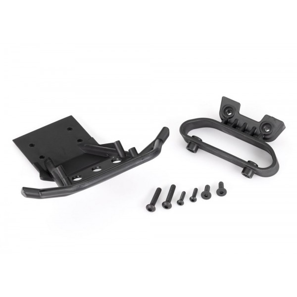 Traxxas Black Front Bumper and Mount (LED Light kit)