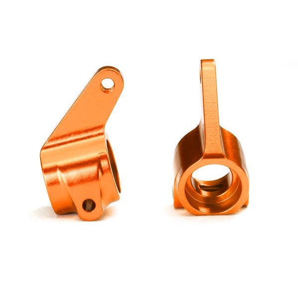 Traxxas Aluminum Steering Blocks, Orange(Rustler/Stampede/Bandit) (2)