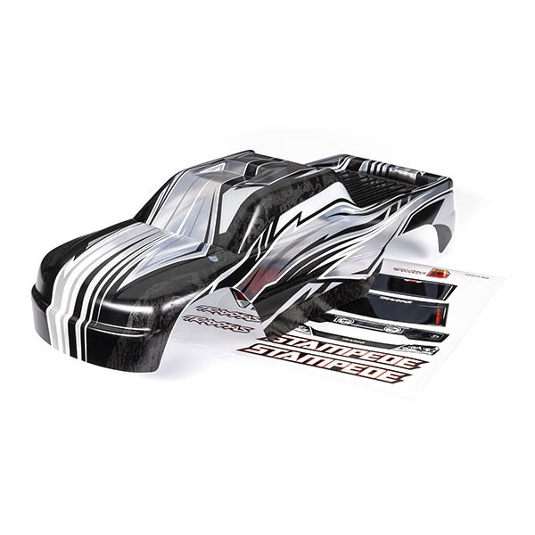 Traxxas Stampede Body, Clear with Prographix