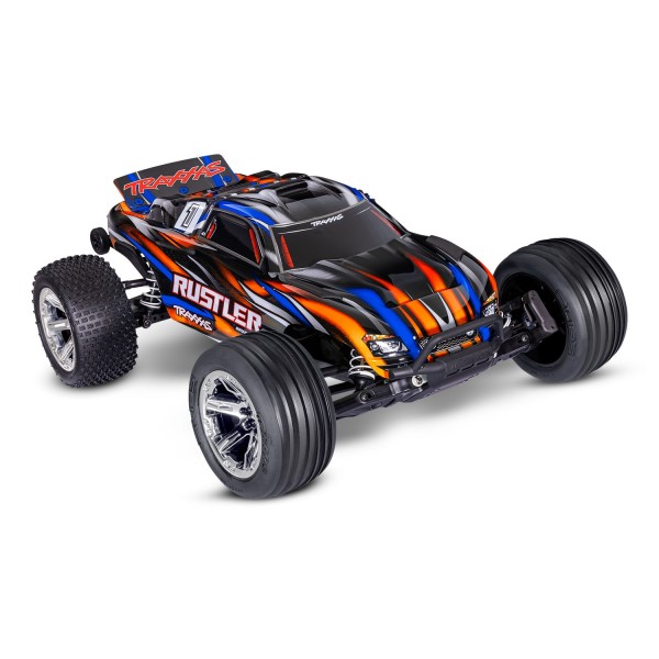 Traxxas Rustler 2WD BL-2s HD 1/10 Stadium Truck, Orange