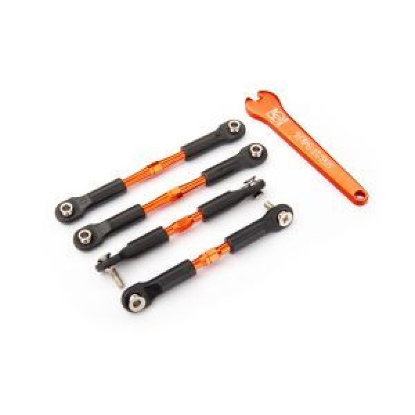 Traxxas Turnbuckles, aluminum (orange-anodized) 39MM