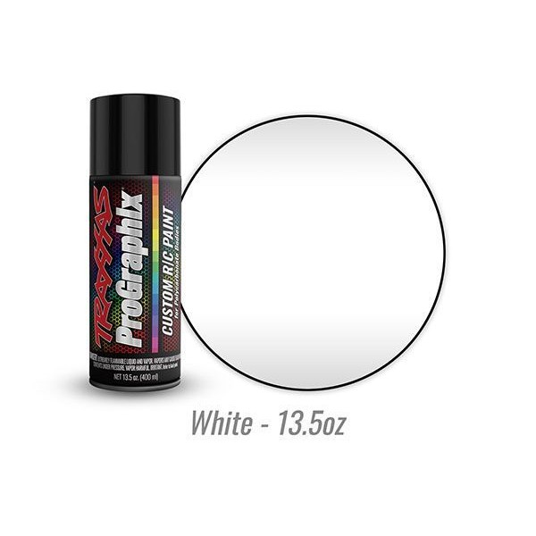 Traxxas Body paint, ProGraphix, white (13.5oz)