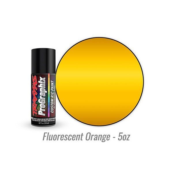 Traxxas Body paint, ProGraphix, fluorescent orange (5oz)