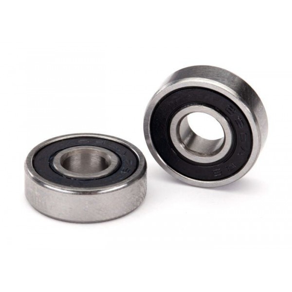 Traxxas Ball bearing, black rubber sealed, 6x16x5mm (2)