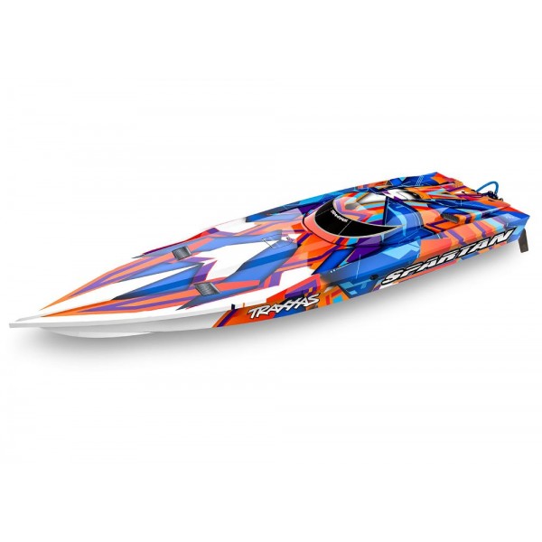 Traxxas Spartan 1/10 Brushless 36" Race Boat, Orange