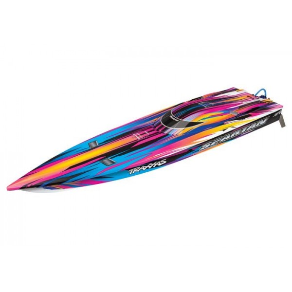 Traxxas Spartan 1/10 Brushless 36" Race Boat, Pink