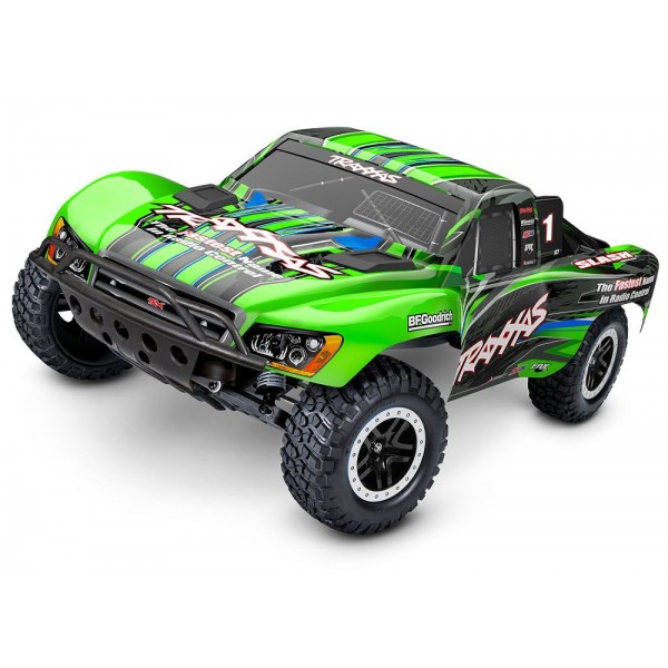 Traxxas Slash BL-2S 1/10 RTR 2WD Brushless Short Course Truck, Green