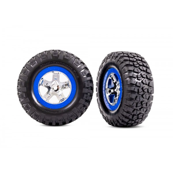 Traxxas T&W SCT CHRM BLU BDLK 4WD F/R