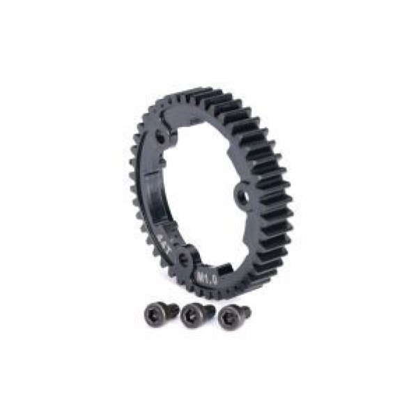 Traxxas Spur gear, 44-tooth (machined, hardened steel) (wide face) (1.0 metric pitch)