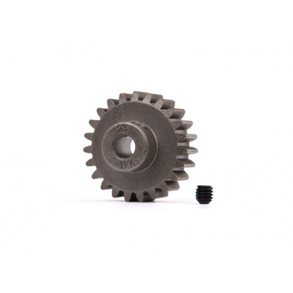 Traxxas Gear, 23-T pinion (1.0 metric pitch) (fits 5mm shaft)/ set screw (for use only with steel spur gears)