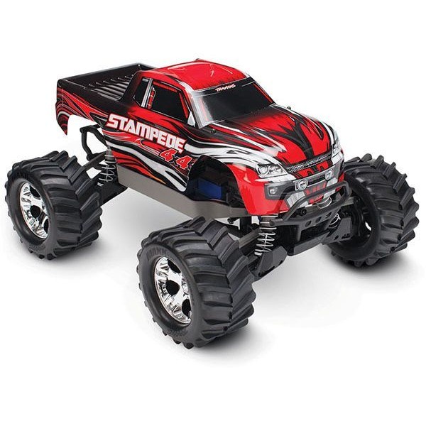 Traxxas Stampede 4x4 1/10 Electric Monster Truck, Red