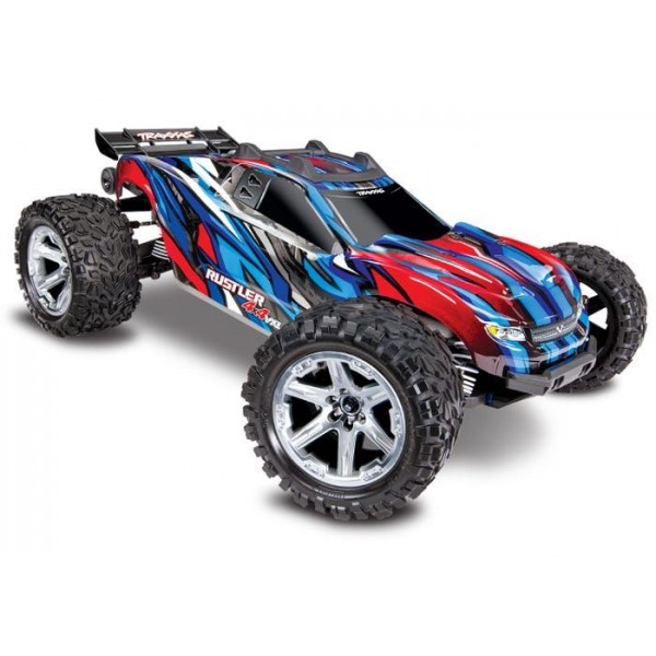 Traxxas Rustler VXL 4X4 Brushless RTR 1/10 Stadium Truck, Blue