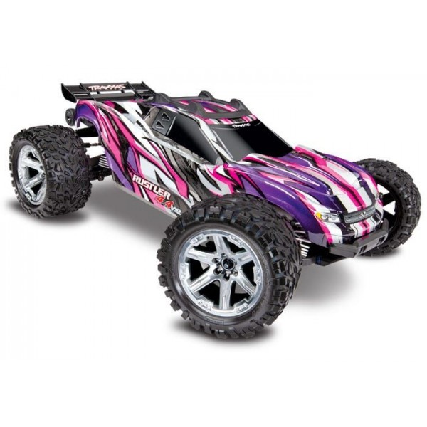 Traxxas Rustler VXL 4X4 Brushless RTR 1/10 Stadium Truck, Pink