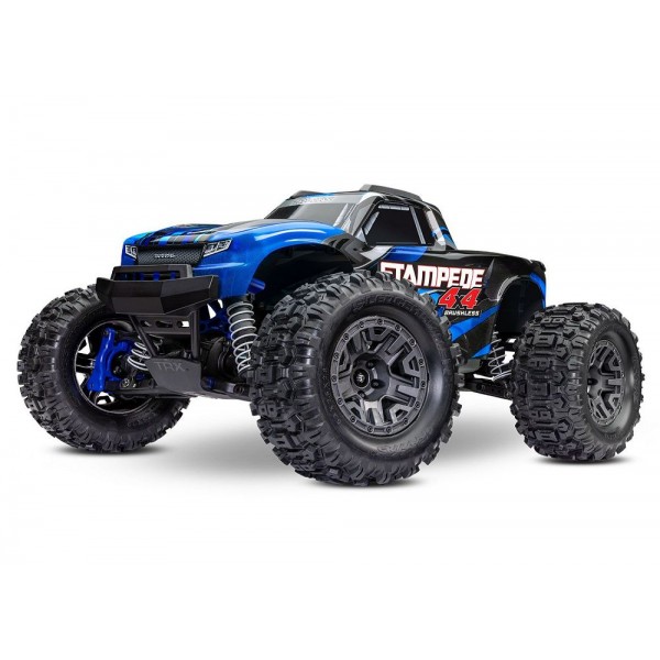 Traxxas Stampede 4X4 BL-2s: 1/10 Scale 4WD Monster Truck BLUE