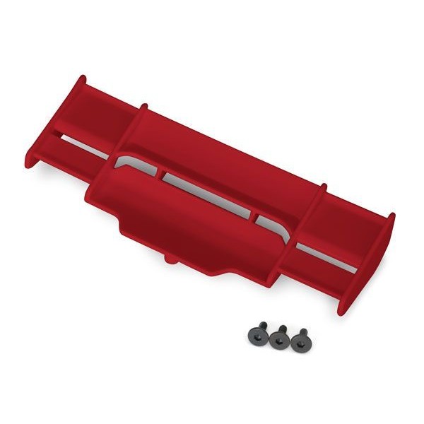 Traxxas Rustler 4x4 Wing, Red