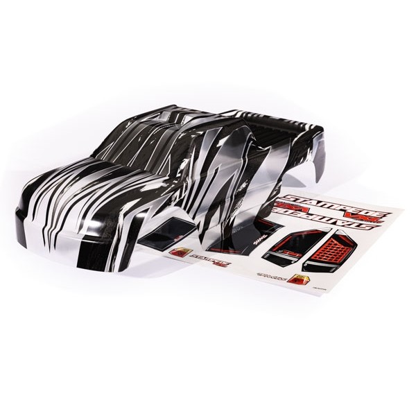 Traxxas 4X4 Stampede Body, Clear with Prographix