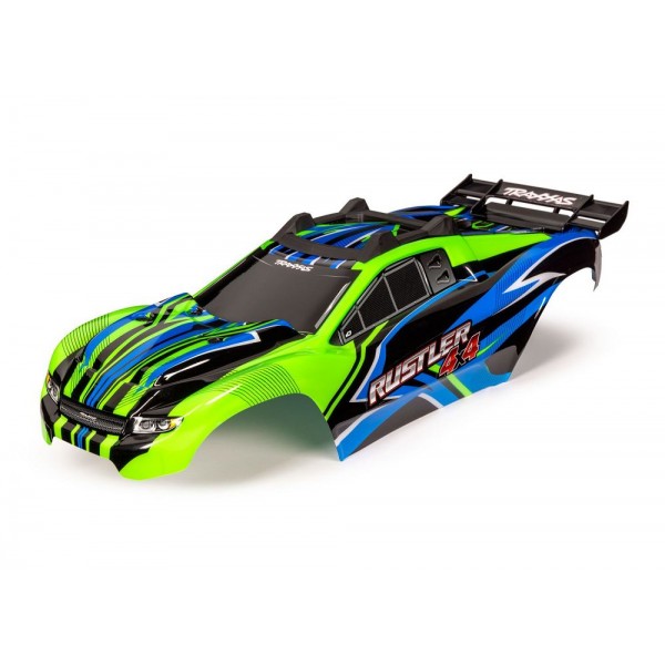Traxxas RUSTLER 4X4 VXL, BODY, GRN