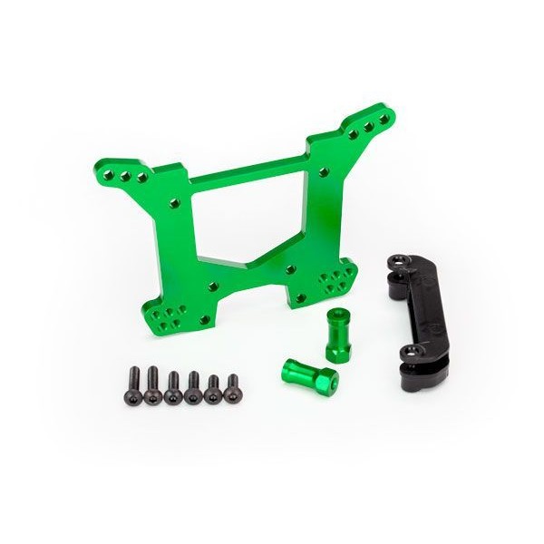 Traxxas Shock Tower, Rear, 7075-T6 Aluminum, Green