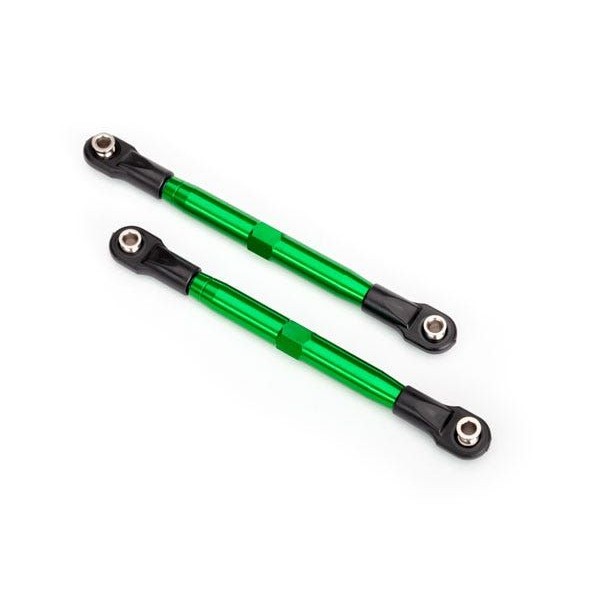 Traxxas Toe links (TUBES green-anodized, 7075-T6 aluminum) (2)