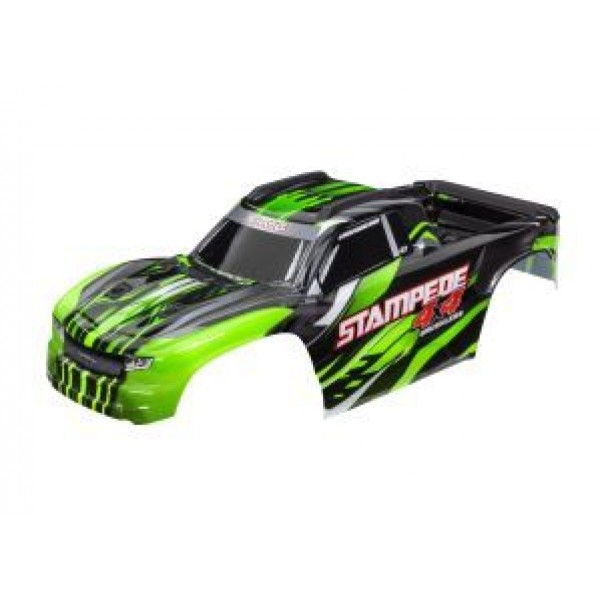 Traxxas BODY STAMPEDE 4X4 BL GRN