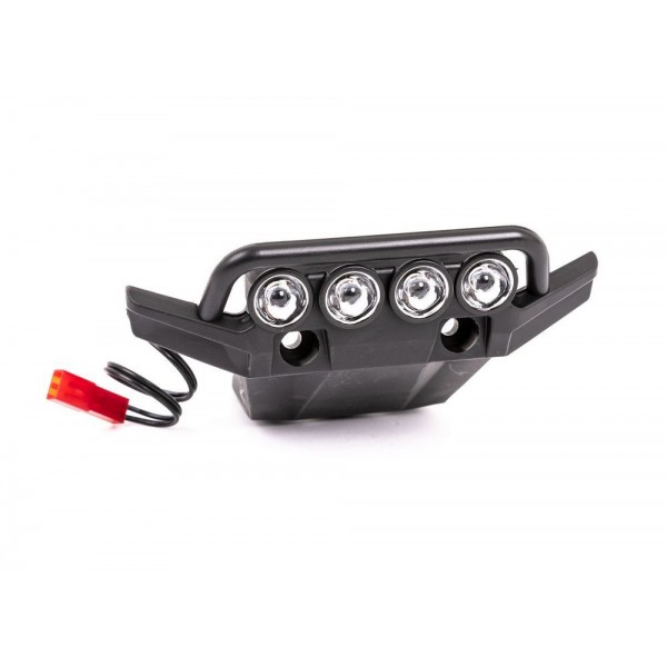 Traxxas Front Bumper, Assembled, LED Lights (4WD Rustler)