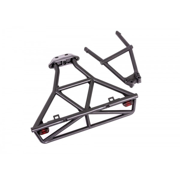 Traxxas Bumper, rear / bumper mount (fits Slash 4X4) (for LED light kit installation)