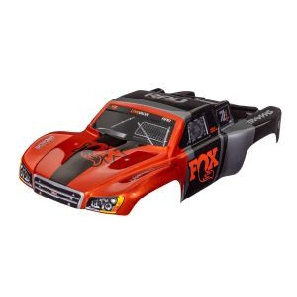 Traxxas Body, Slash VXL 2WD (also fits Slash 4X4), Fox (painted, decals applied)