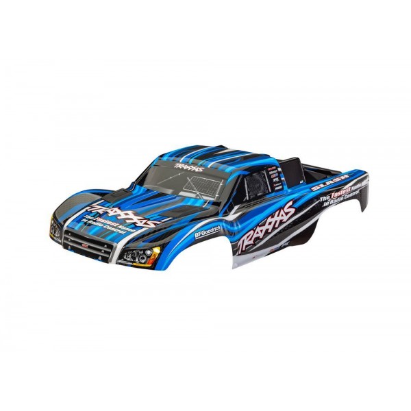 Traxxas BODY SLASH 4X4 BLUE CLIPLESS