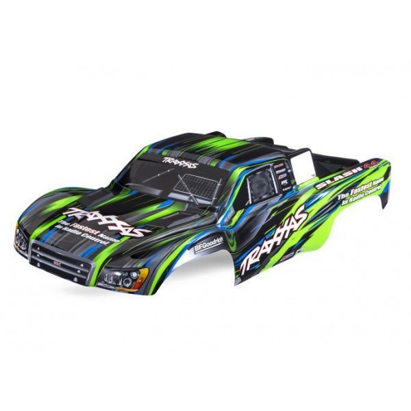 Traxxas BODY SLASH 4X4 GRN COMPLETE