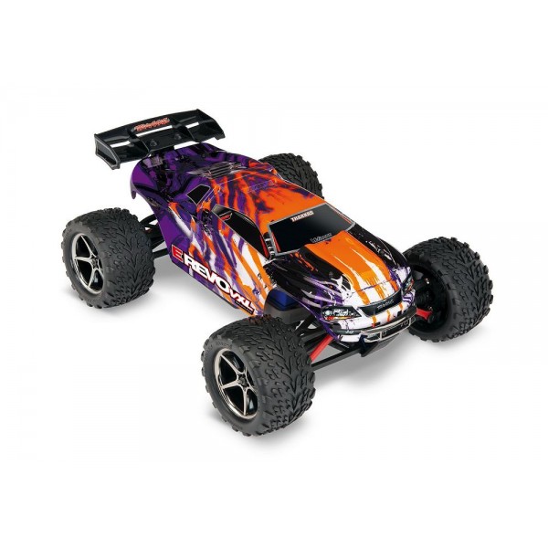 Traxxas 1/16 Scale E-Revo VXL: 4X4 Brushless Monster Truck w/USB-C PURPLE