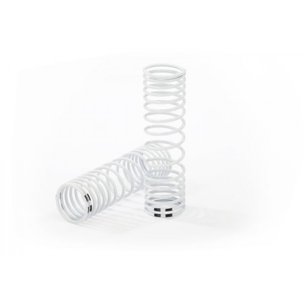 Traxxas Springs, rear (white) (progressive rate) (2)