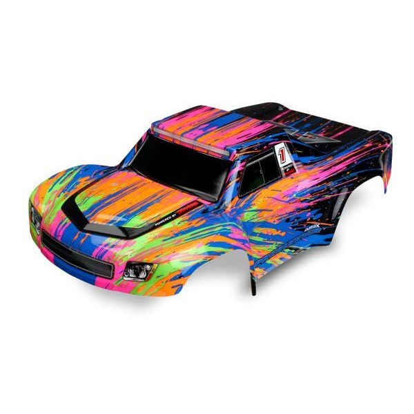 Traxxas Body, LaTrax Desert PreRunner, color burst (painted)/ decals