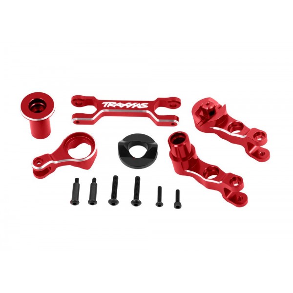 Traxxas STEERING BELLCRANKS ALUM RED