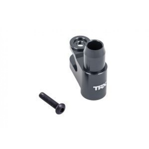 Traxxas Servo horn, steering, 6061-T6 aluminum (gray-anodized)