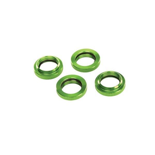Traxxas GTX Spring Retainers, Green (4)