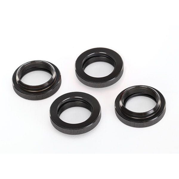 Traxxas GTX Spring Retainers, Black (4)