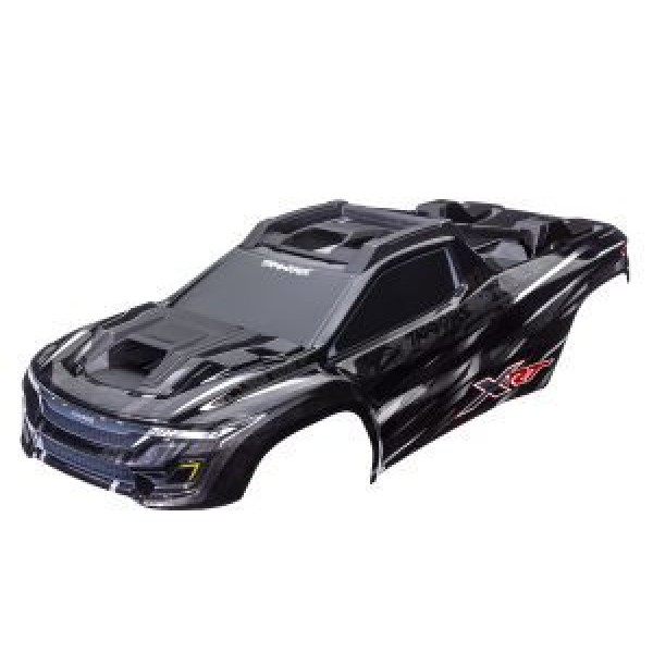 Traxxas XRT Body, Black (Painted, Decals Applied)