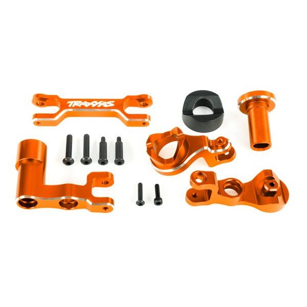 Traxxas X-Series Orange Aluminum Steering Bellcrank Assembly
