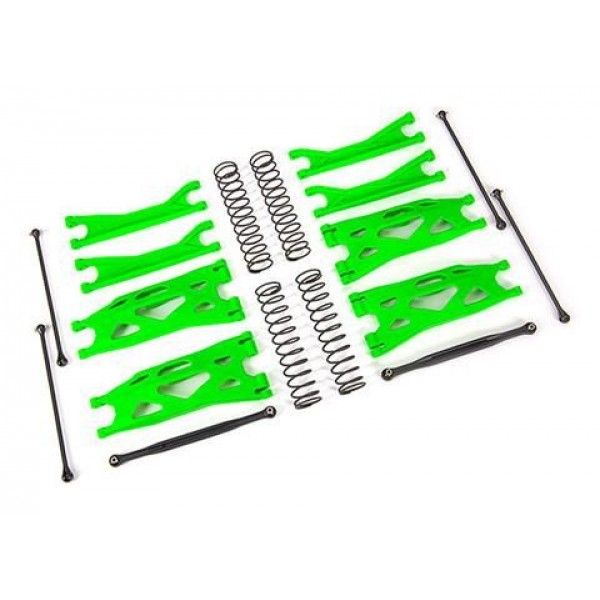 Traxxas Suspension kit, X-Maxx WideMaxx, green