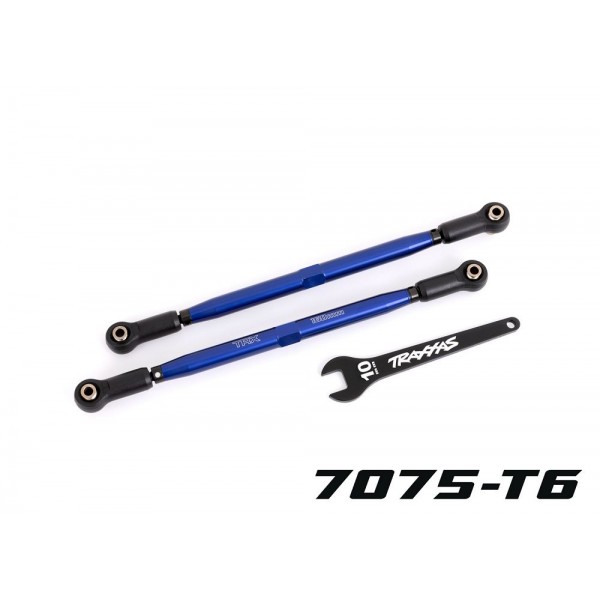 Traxxas X-Maxx WideMaxx Aluminum Front Toe Links, Blue (2)