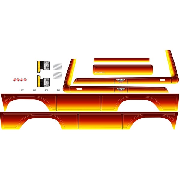Traxxas Bronco Sunset Decal