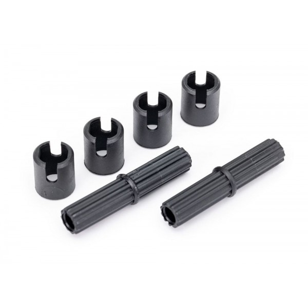 Traxxas Center Half Shafts (2) & Drive Cups (4)